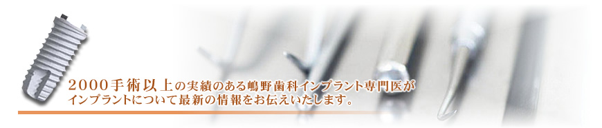 ２００９年インプラント症例数 | 嶋野インプラント歯科ブログ-茨城・栃木・埼玉・群馬